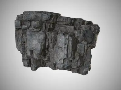 rock stone 01 Low-poly 3D model
