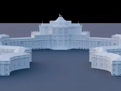 Palazzina di Caccia di Stupinigi - High-Quality 3D model
