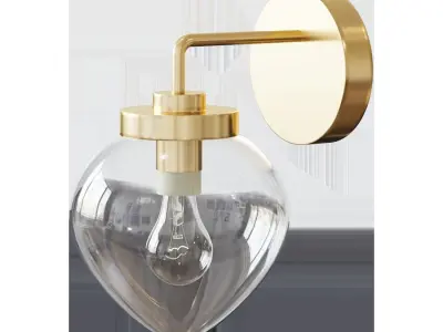  OTSKEN Sconce clear glass 3D model