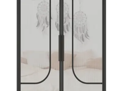Entrance door set244 3D model