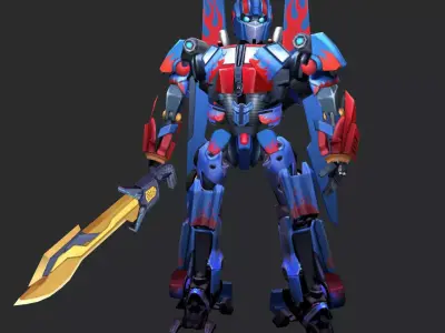 Transformers Low-poly 3D model