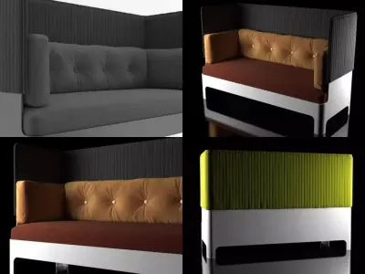 Koja sofa high 3D model