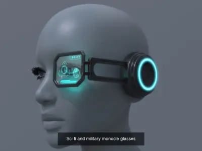Sci fi glasses and helmet pack x12