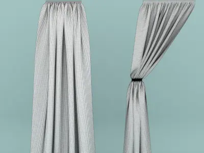 Curtain 3D model