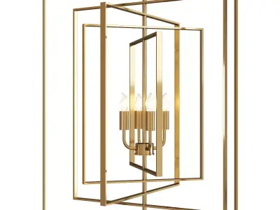 Hollis Chandelier Low-poly 3D model