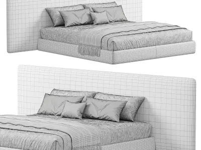 Indra Headboard 3D model