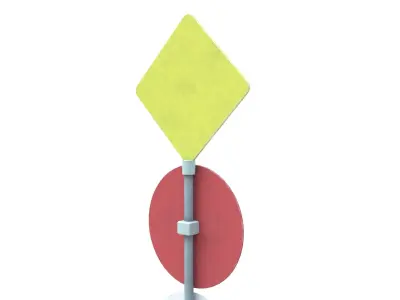  Street Sign 09 3D model