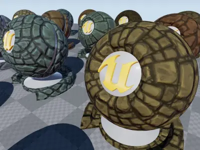 Hand-painted Textures Pack 3D model