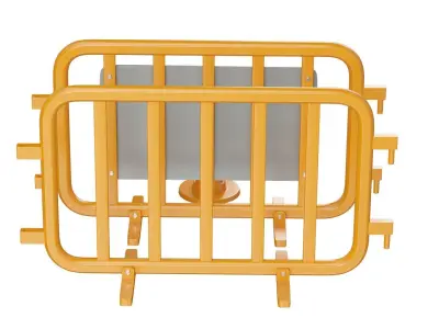 Restricted Area Fence 3D model