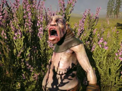 Troll 8 game ready character Low-poly 3D model