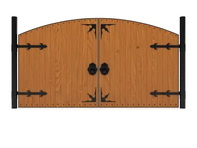 VILLA GATE MODERN 3D model