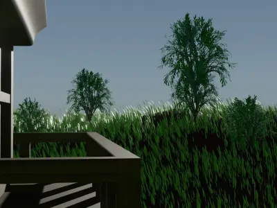 forest scene 3D model