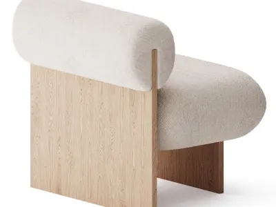 LArt Lounge Chair by Fomu 3D model