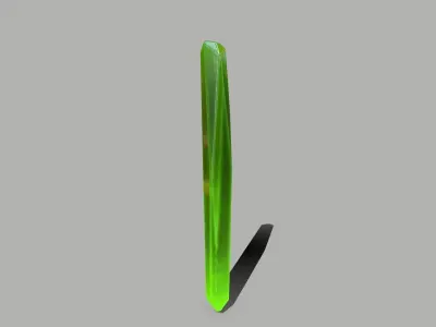 Crystal Set plant Low-poly 3D model