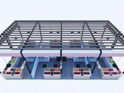 Display Stand 6 3D model