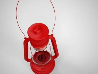 Lantern Low-poly 3D model