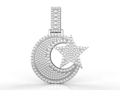 Royale High Trading for Stars and Moon Pendant 3D print model