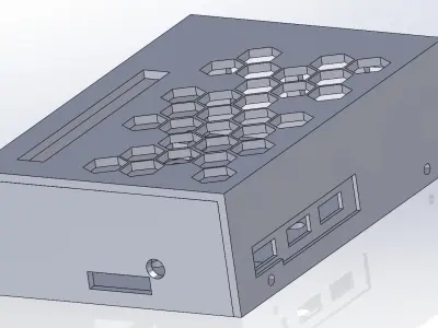 Raspberry pi 5 case light and nice 3D print model