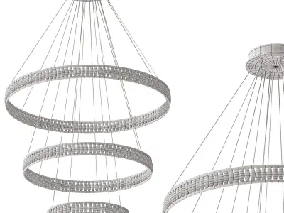 Forster Three Tier Chandelier By Eurofase 3D model