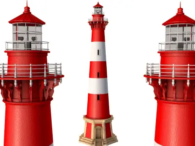 Lighthouse collection 3D model