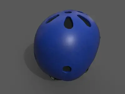 Helmet spot Generic camp bike coloring model military combat  Low-poly 3D model