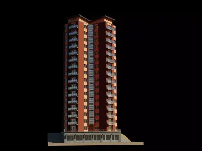 Bidebieta Tower 44 3D model