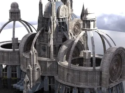 Imperial Cathedral Occult Tower 2 3D model