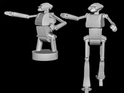 Tacticool Robot Strategists 3D print model