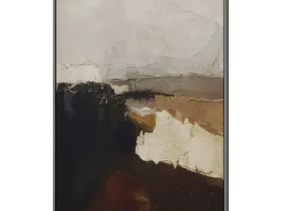 Abstract Painting Frame set 3D model 770