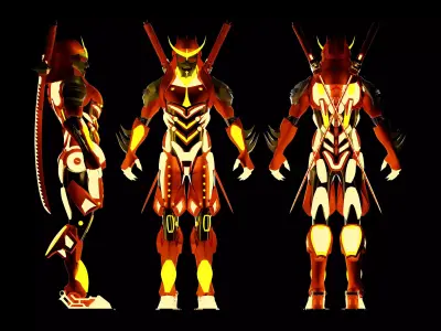 ROBO SAMURAI NO 1  3D MODEL 3D model