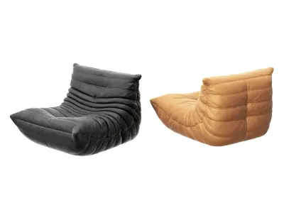 Togo Fireside Chair 3D model