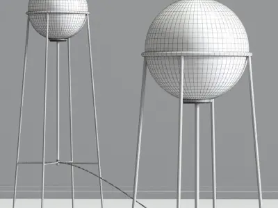 Atlas Floor Lamp 3D model