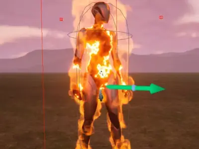 Unreal Engine 5 Spawn particles at the edge of dissolving FX5 Low-poly 3D model