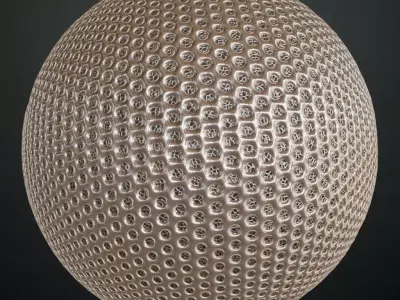 Silver Metal Grill Transparent PBR Seamless Texture buy