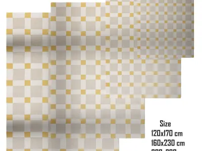 In-  Outdoor Rug Vega By Benuta 3D model