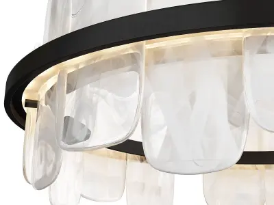 Vitre Circular LED Pendant Low-poly 3D model
