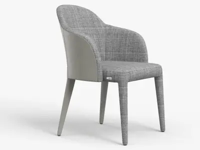 Fendi Chair Cream Suit - PBR Low-poly 3D model