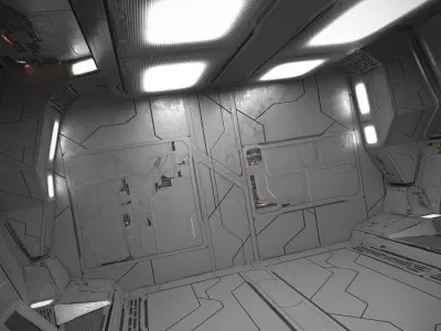 Sci-fi Textures Starter Pack Low-poly 3D model