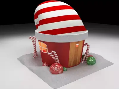 The house of Santa Clause 3D model