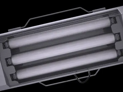 Fluorescent Lamp 3D model
