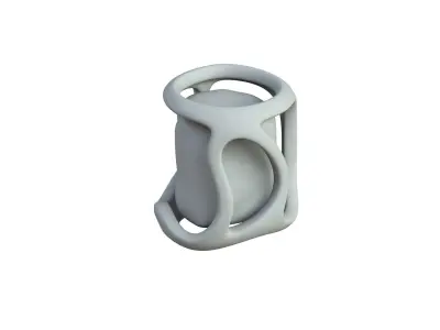 SciFi Shape Object Low Poly Low-poly 3D model 34