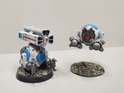 Zeon Sept Normal Infantry and Ball Drones 3D print model