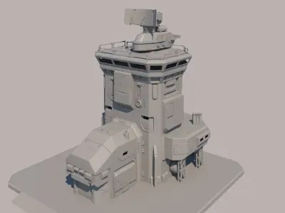 Modular Outpost 3D model