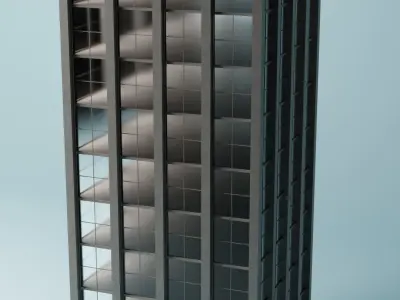 Adjustable skyscraper  Free 3D model
