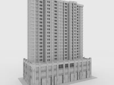 Tower Apartment 3 3D model