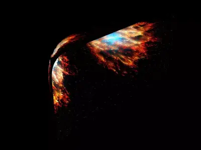 Crab Nebulas 3D model