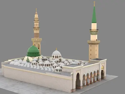  Masjid Al Nabawi Green Dome 