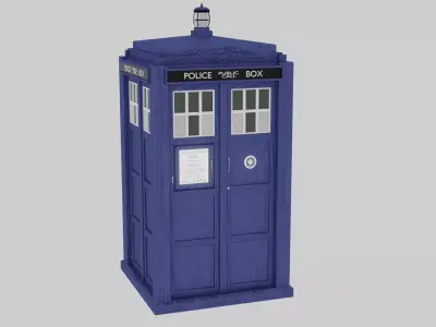 Tardis Exterior 3D model