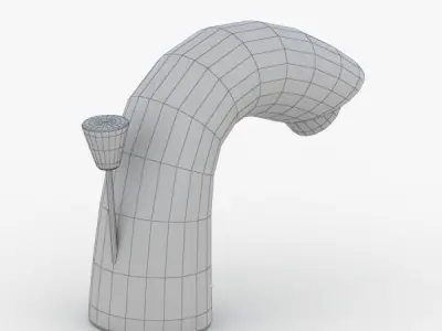 1644 - Water Tap Low-poly 3D model