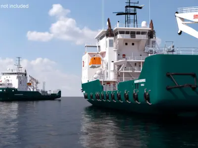  Construction Vessel and Offshore Pipe Shear Cutter 